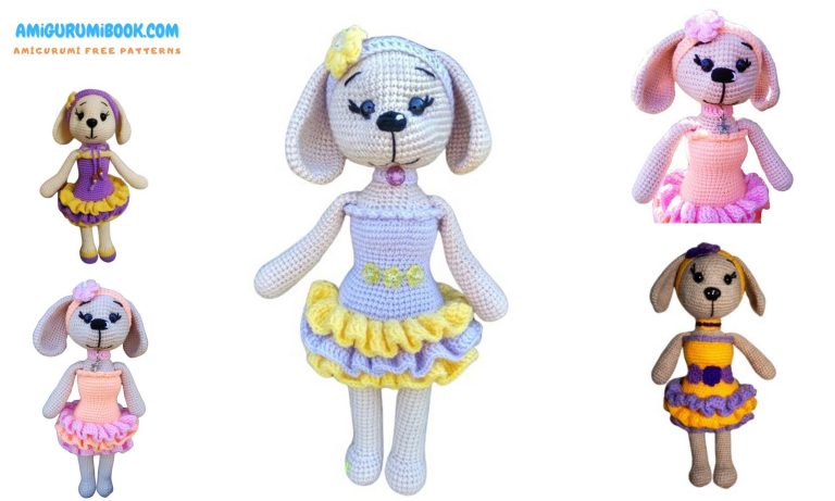 Fancy Lady Dog Amigurumi Free Pattern: Crochet Your Own Elegant Canine Companion!