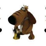 Little Brown Dog Amigurumi Free Pattern – Crochet Tutorial