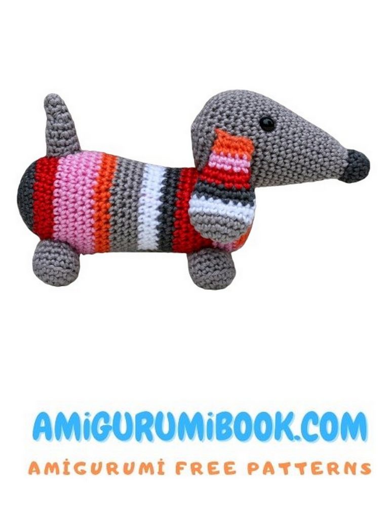 Dachshund Dog Amigurumi Pattern