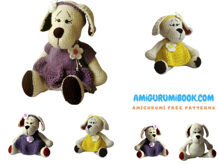 Flower Lady Dog Amigurumi Free Pattern: Crochet Your Own Charming Floral Canine!