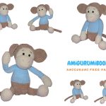 Monkey in a Sweater Free Amigurumi Pattern – Crochet Tutorial