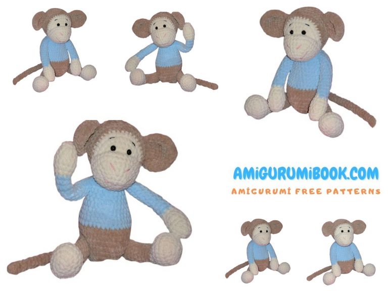 Free Amigurumi Pattern: Monkey in a Sweater – Crochet Your Own Adorable Toy!