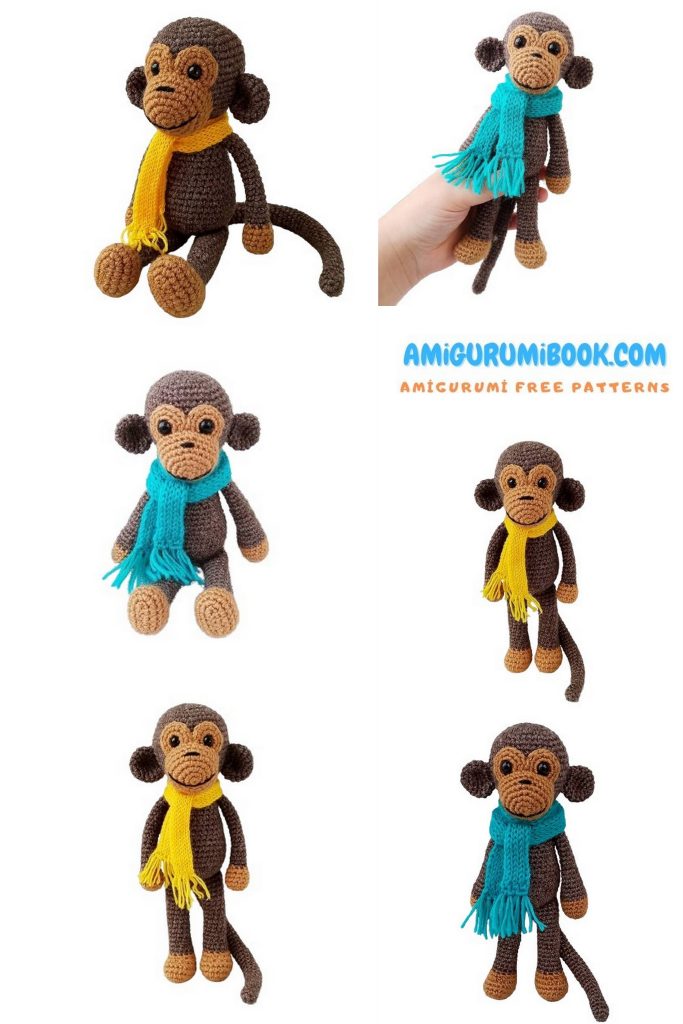 Amigurumi Scarf Monkey Pattern