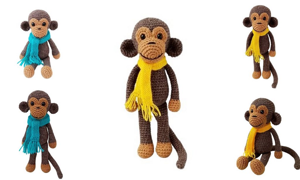 Amigurumi Scarf Monkey Pattern