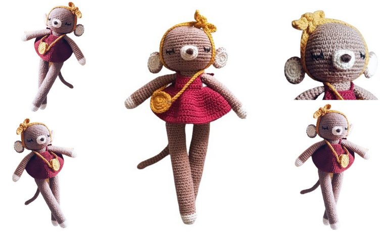 Free Pattern: Lady Monkey Amigurumi