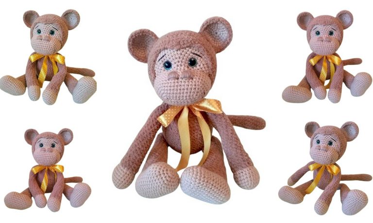 Free Ozi Monkey Amigurumi Pattern – Crochet Toy
