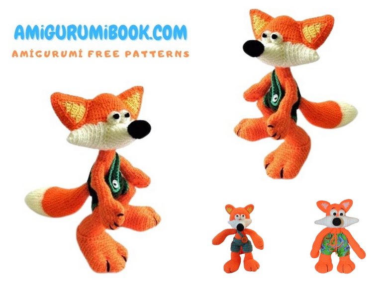 Cunning Fox Amigurumi Free Pattern – Crochet Tutorial