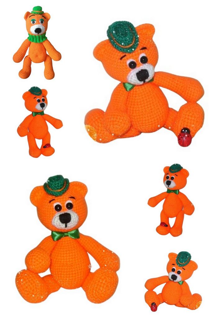 Orange Bear Amigurumi Pattern