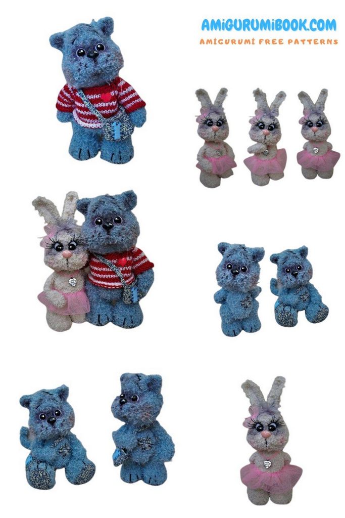 Bunny and Kitty Amigurumi Pattern