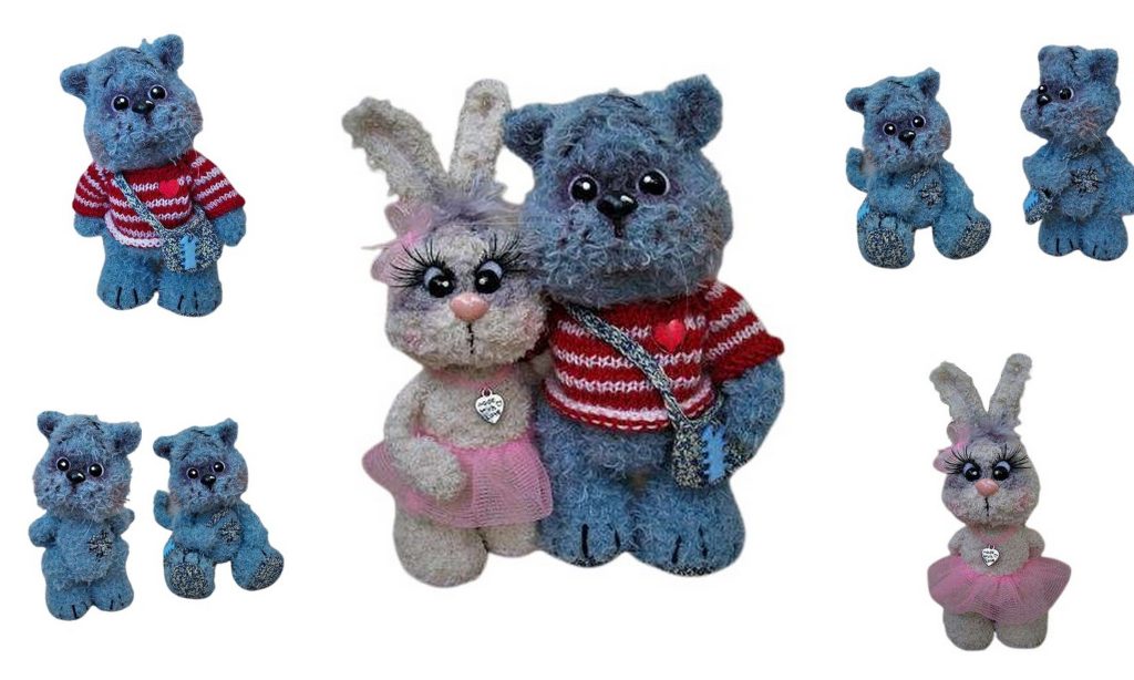 Bunny and Kitty Amigurumi Pattern