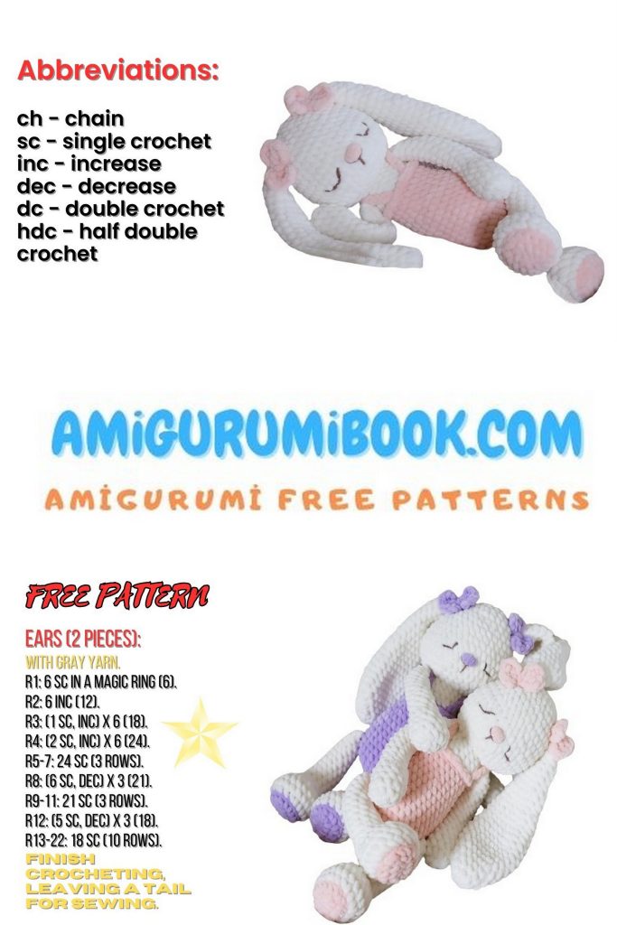 Dream Bunny Amigurumi pattern