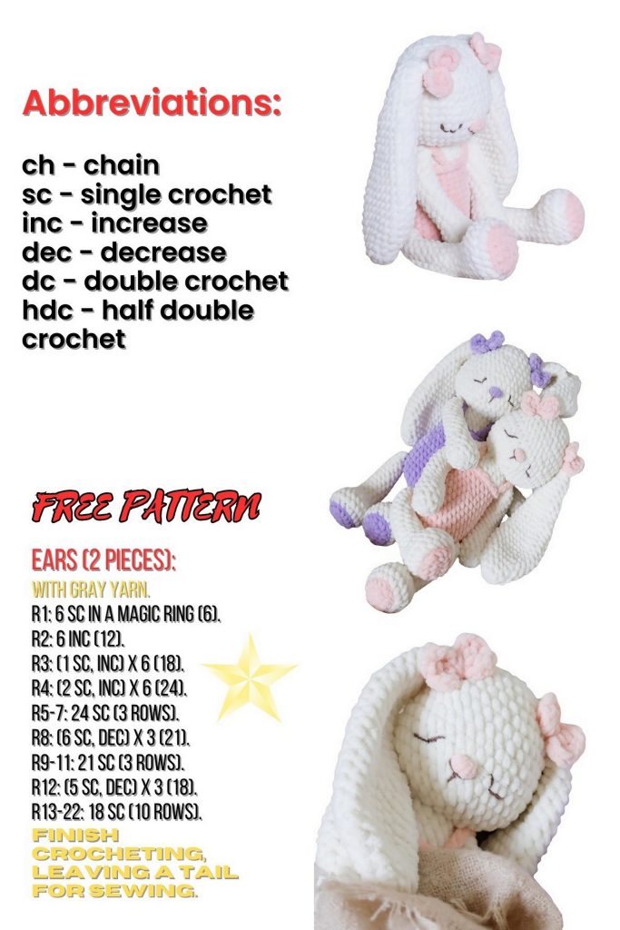 Dream Bunny Amigurumi pattern