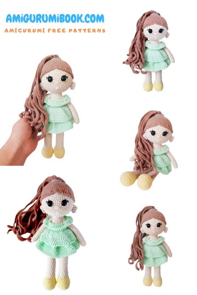 Doll Monica Amigurumi Pattern