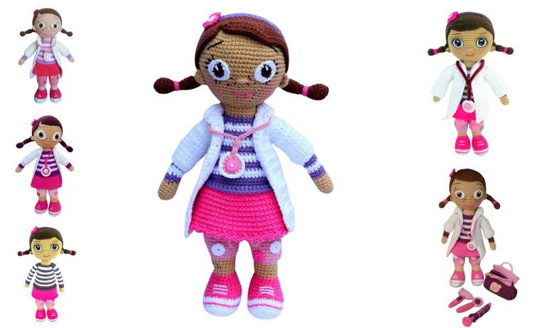 Doctor Doll Amigurumi Free Pattern – Crochet Tutorial