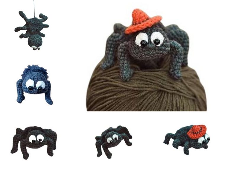 Halloween Spider Amigurumi Free Pattern: Crochet Tutorial