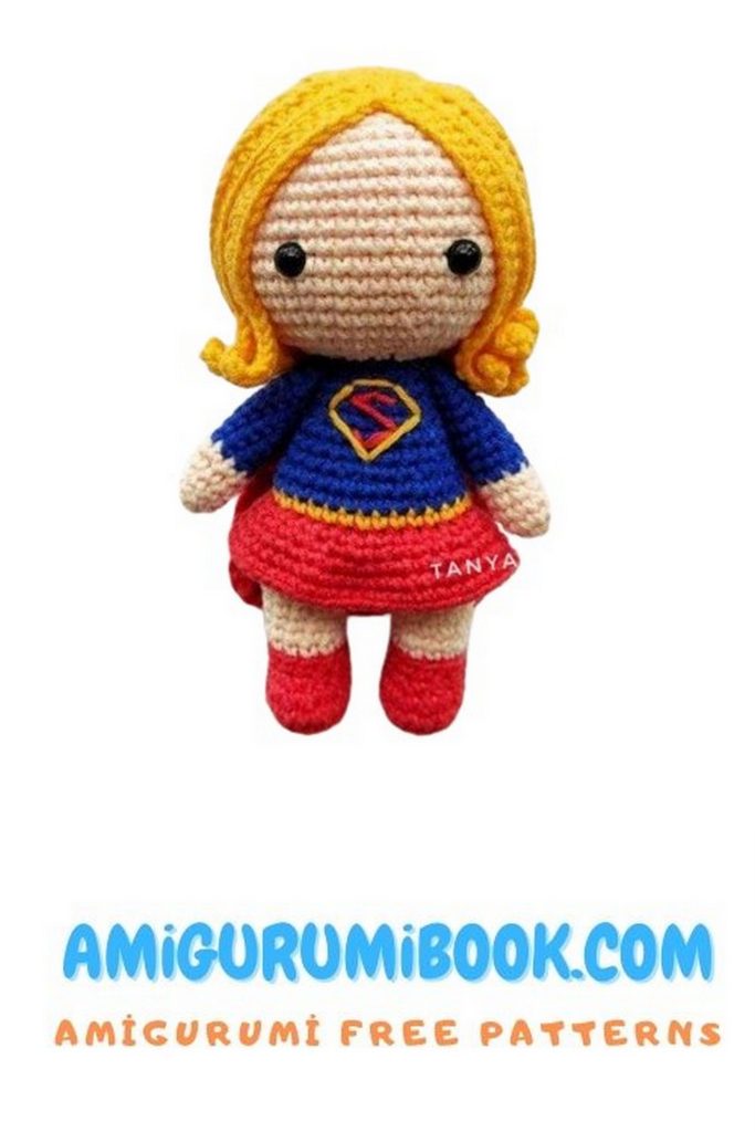 Super Woman Amigurumi Pattern