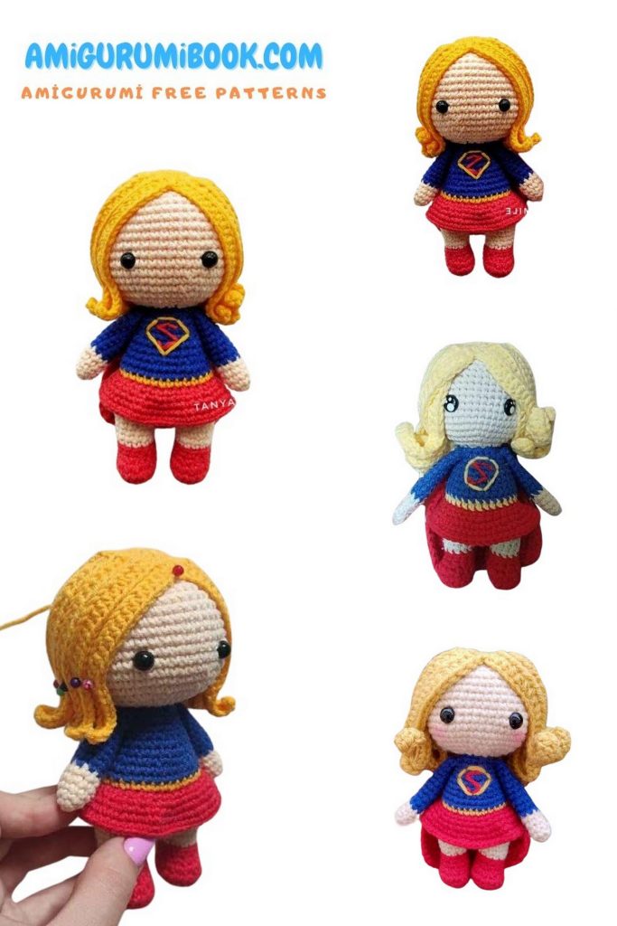 Super Woman Amigurumi Pattern