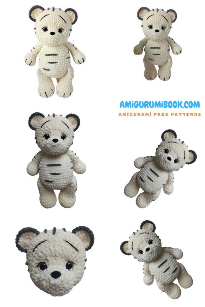 White Tiger Amigurumi Pattern