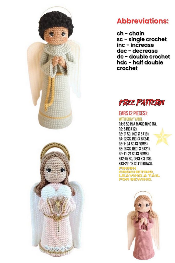 Sweet Angel Amigurumi Pattern