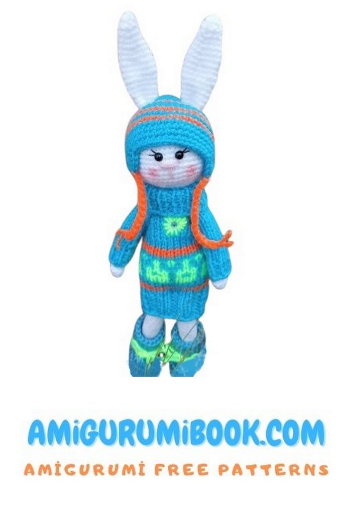 Cute Hat Bunny Amigurumi Free Pattern