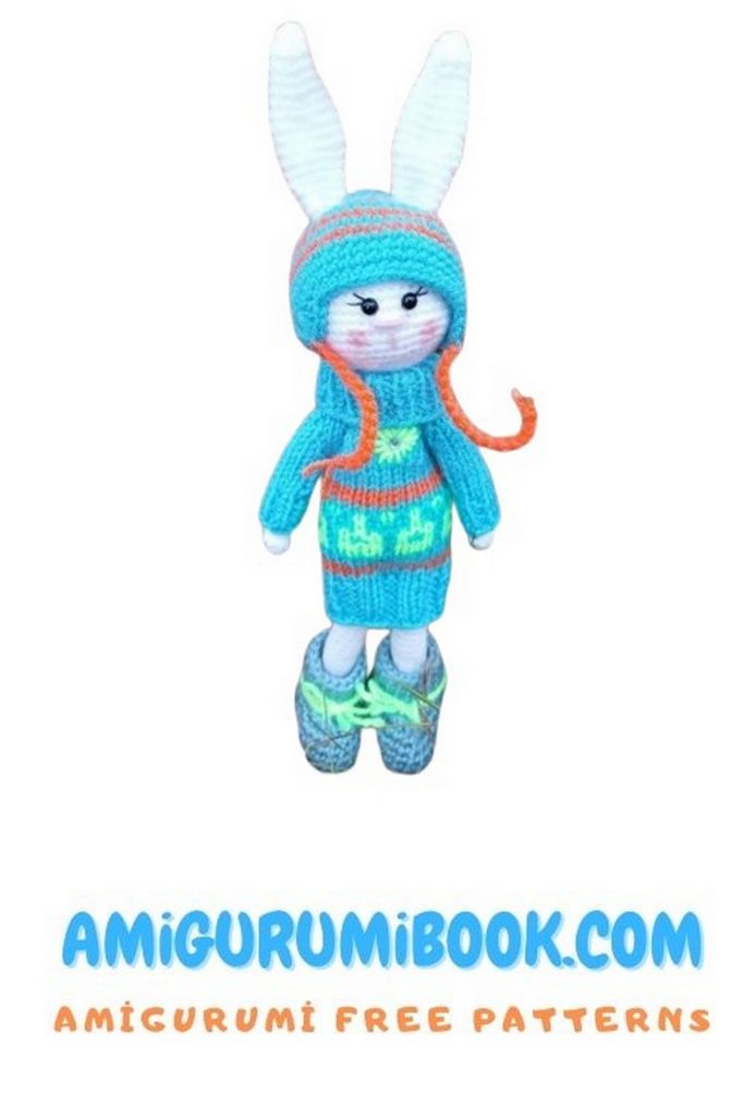 Cute Hat Bunny Amigurumi Free Pattern