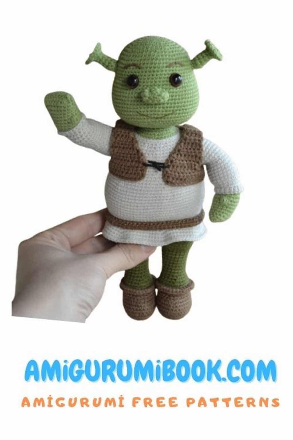 Shrek Amigurumi Free Pattern - Crochet Tutorial - Free Amigurumi ...