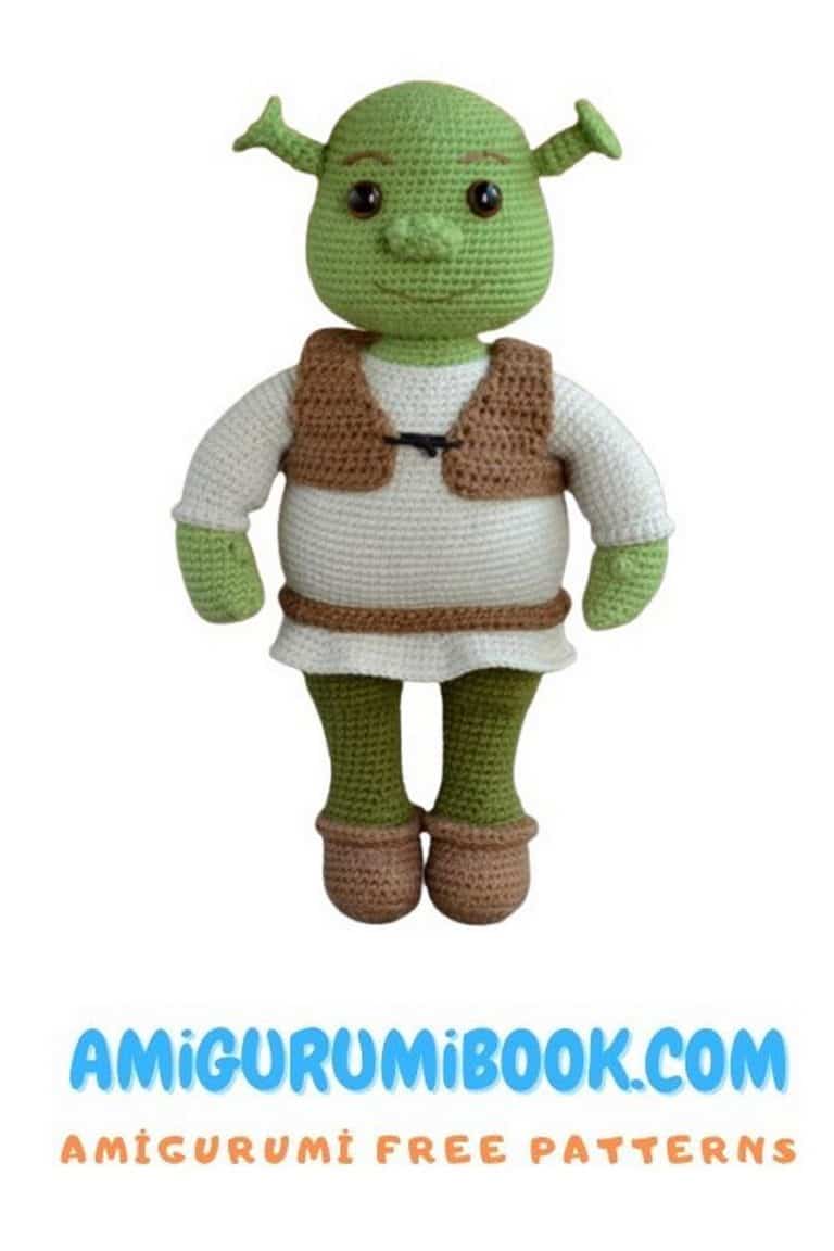 Shrek Amigurumi Free Pattern - Crochet Tutorial - Free Amigurumi ...