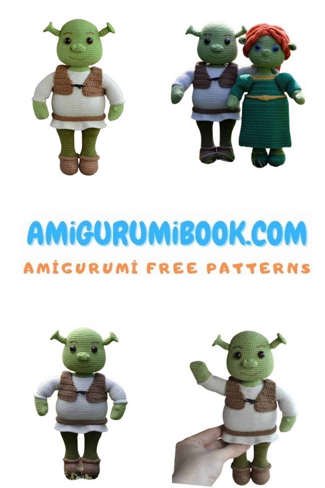 Shrek Amigurumi Free Pattern - Crochet Tutorial - Free Amigurumi ...