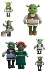 Shrek Amigurumi Free Pattern