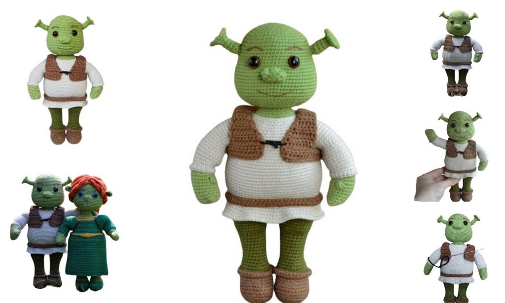 Shrek Amigurumi Free Pattern