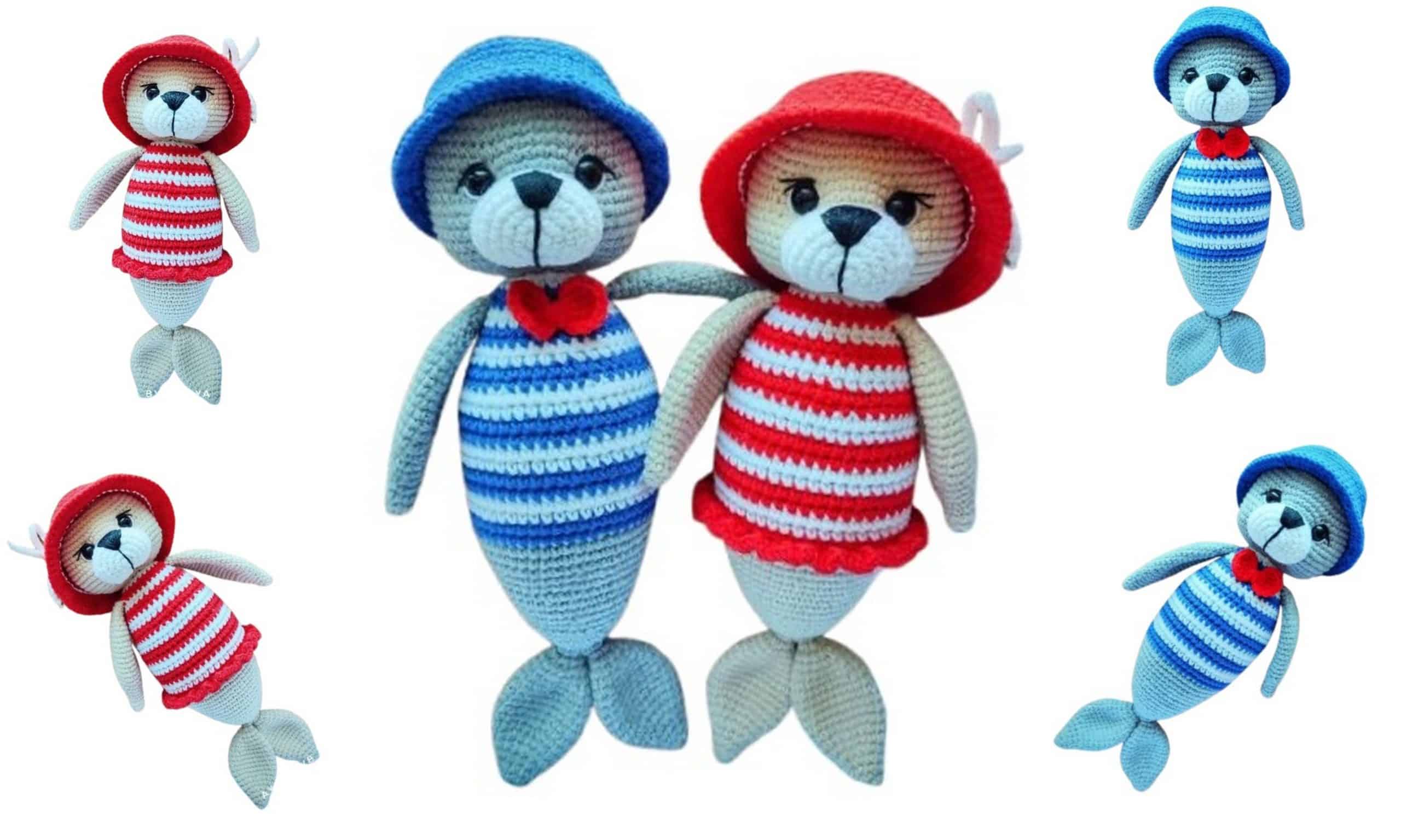 Seal Amigurumi Free Pattern
