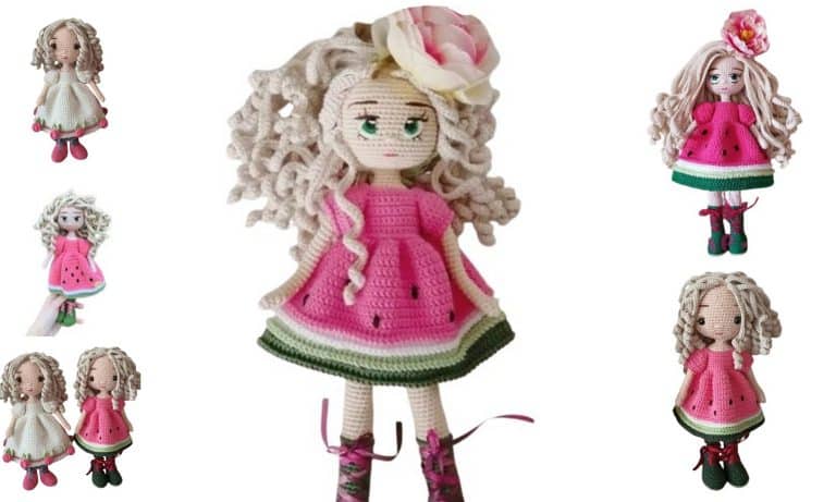 Amigurumi Watermelon Doll