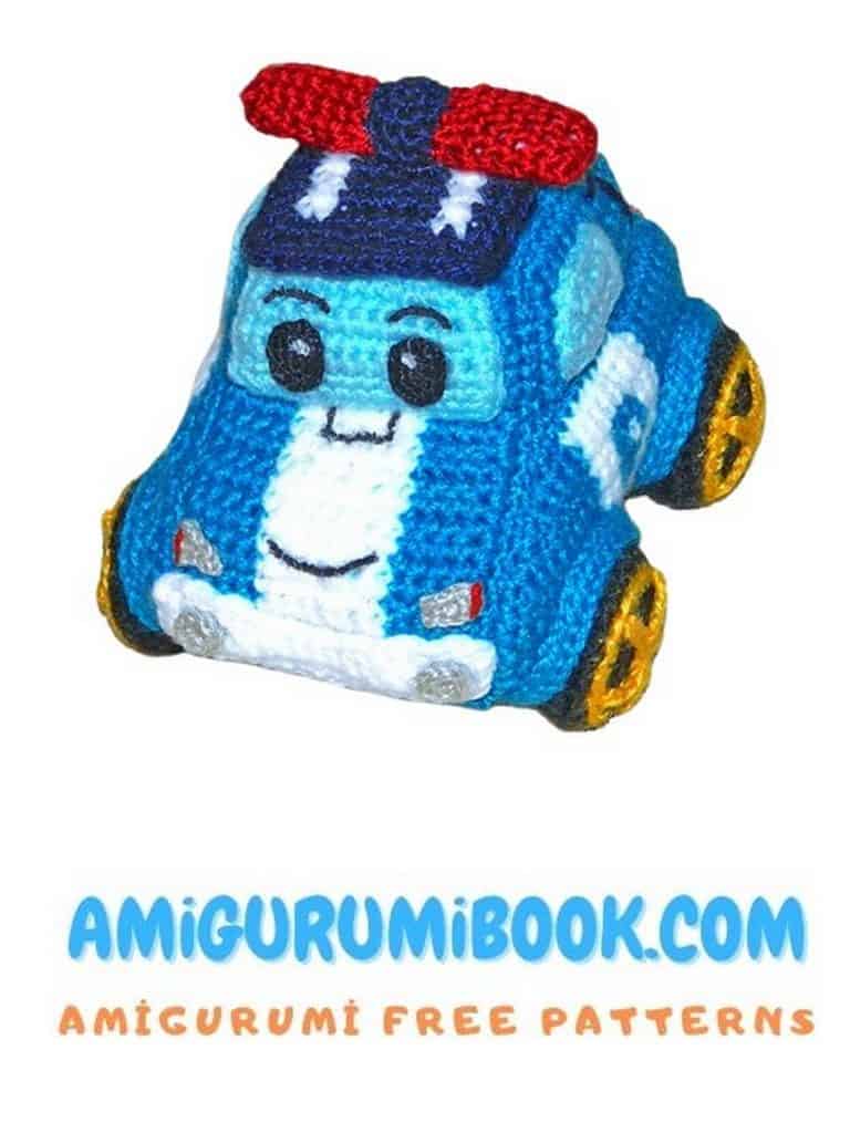Poli Robocar Amigurumi