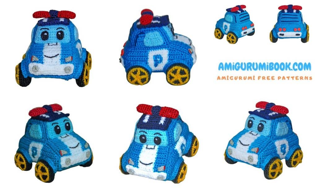 Poli Robocar Amigurumi