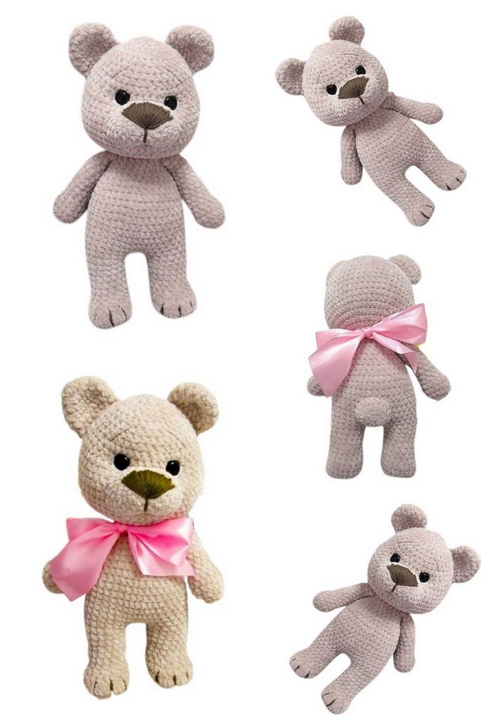 Brown Teddy Bear Amigurumi
