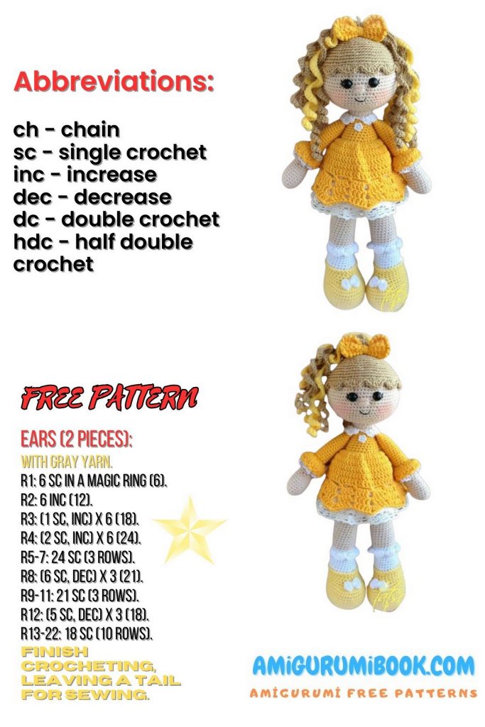 Sunny Girl Soley Amigurumi