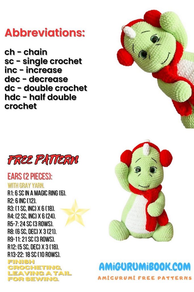 Dj Dragon Amigurumi