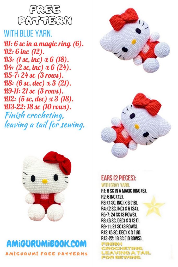 Little Hello Kitty Amigurumi