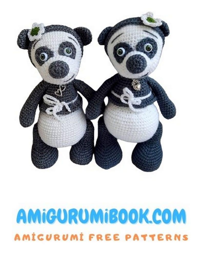 Panda Tanshi Amigurumi