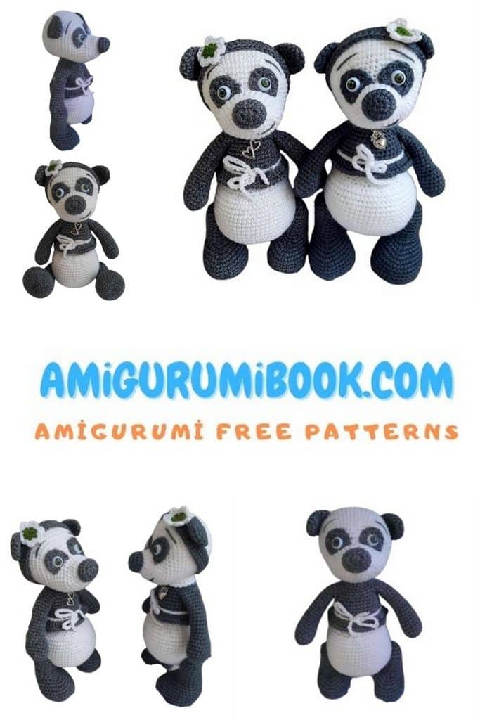 Panda Tanshi Amigurumi