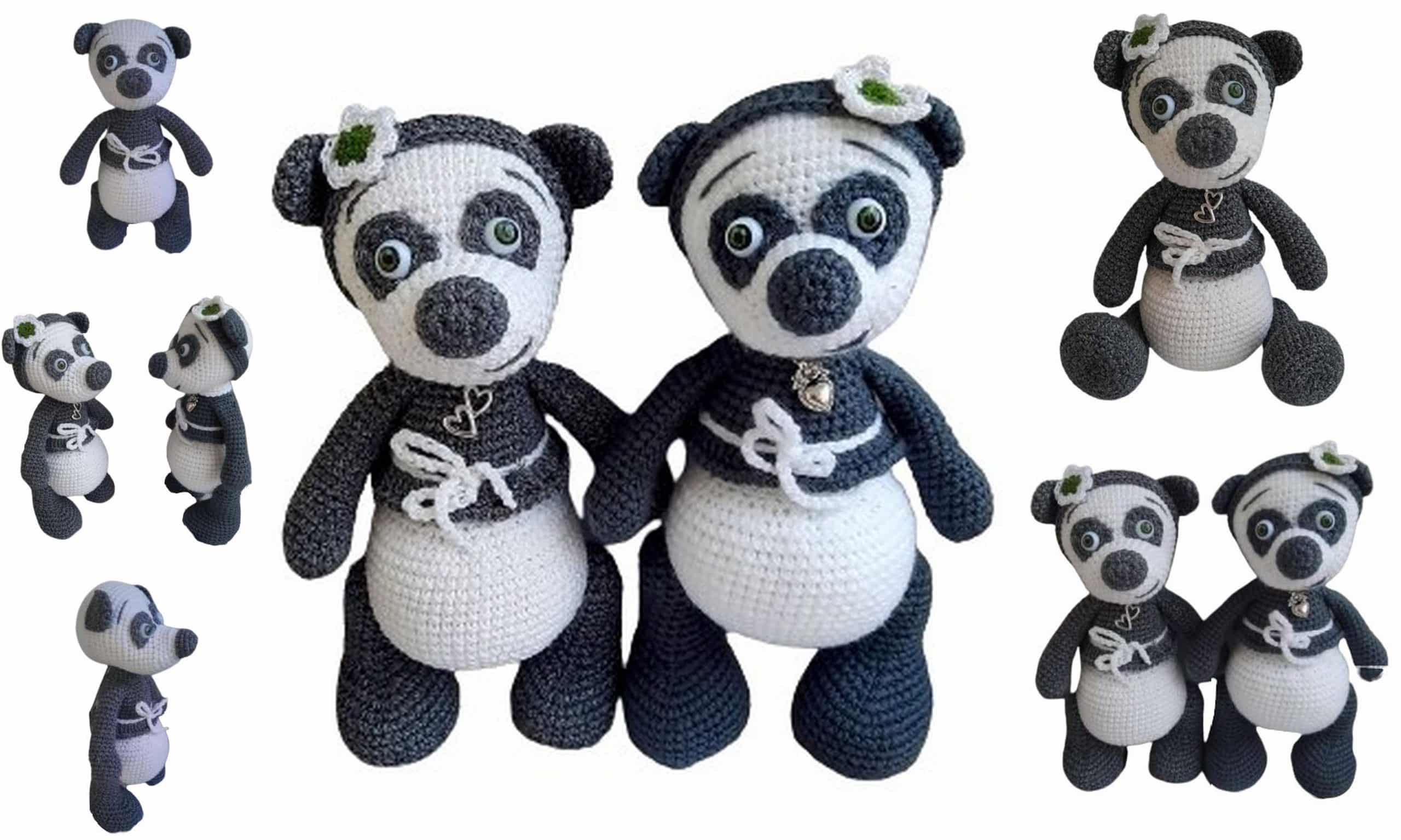 Panda Tanshi Amigurumi