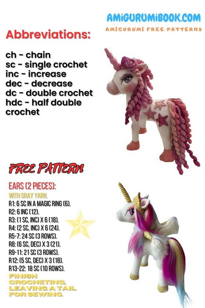 Star Unicorn Amigurumi