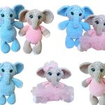 Mr. and Mrs. Elephant Amigurumi