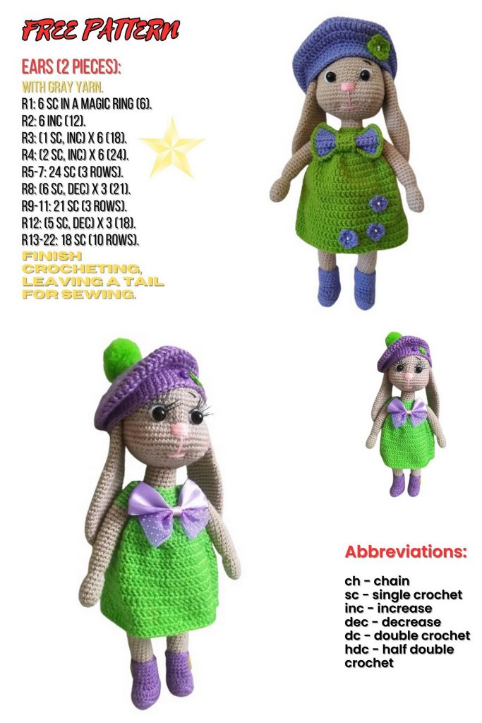 Amigurumi Bunny Pattern