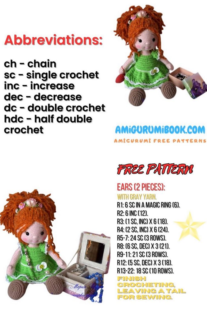 amigurumi doll Pattern
