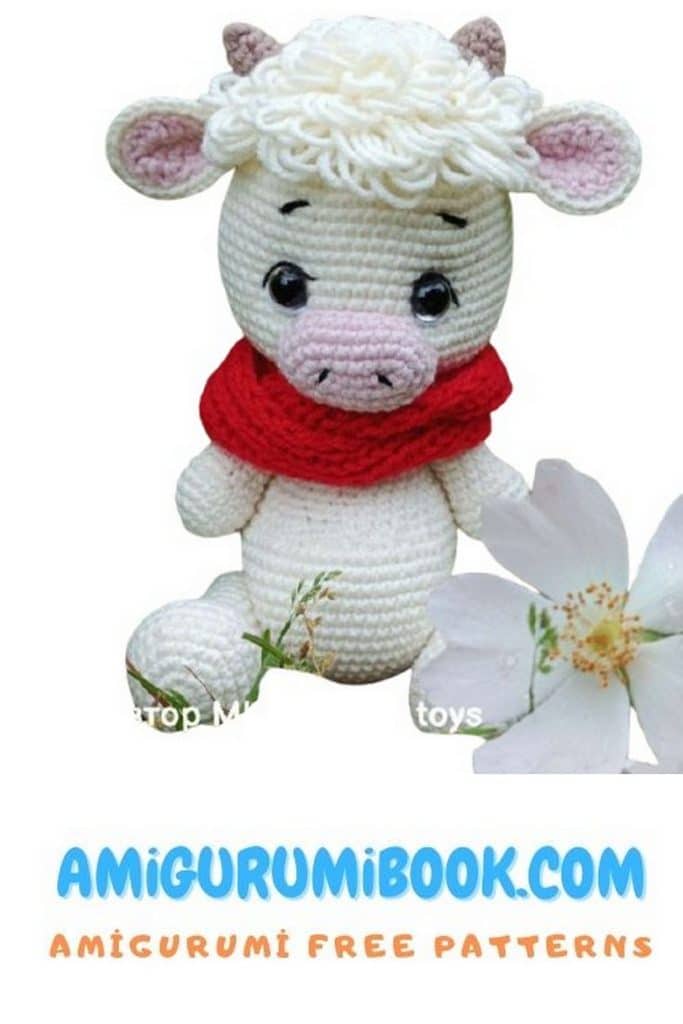 Calf Bop Amigurumi Cow