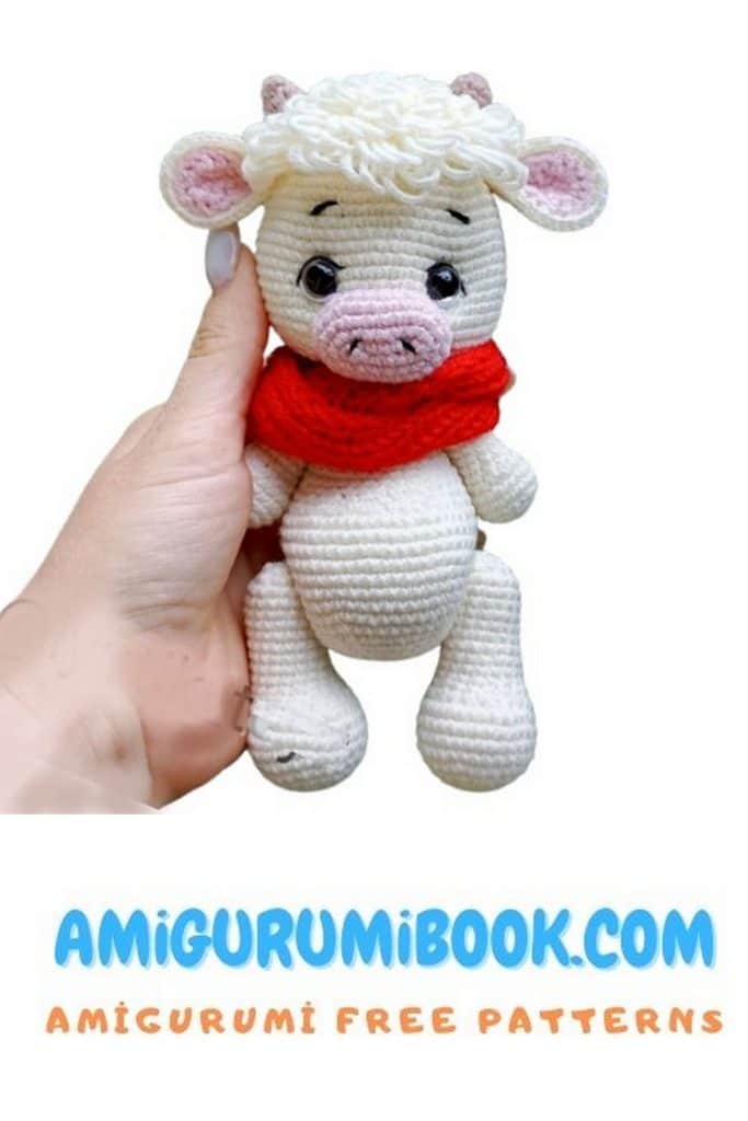Calf Bop Amigurumi Cow