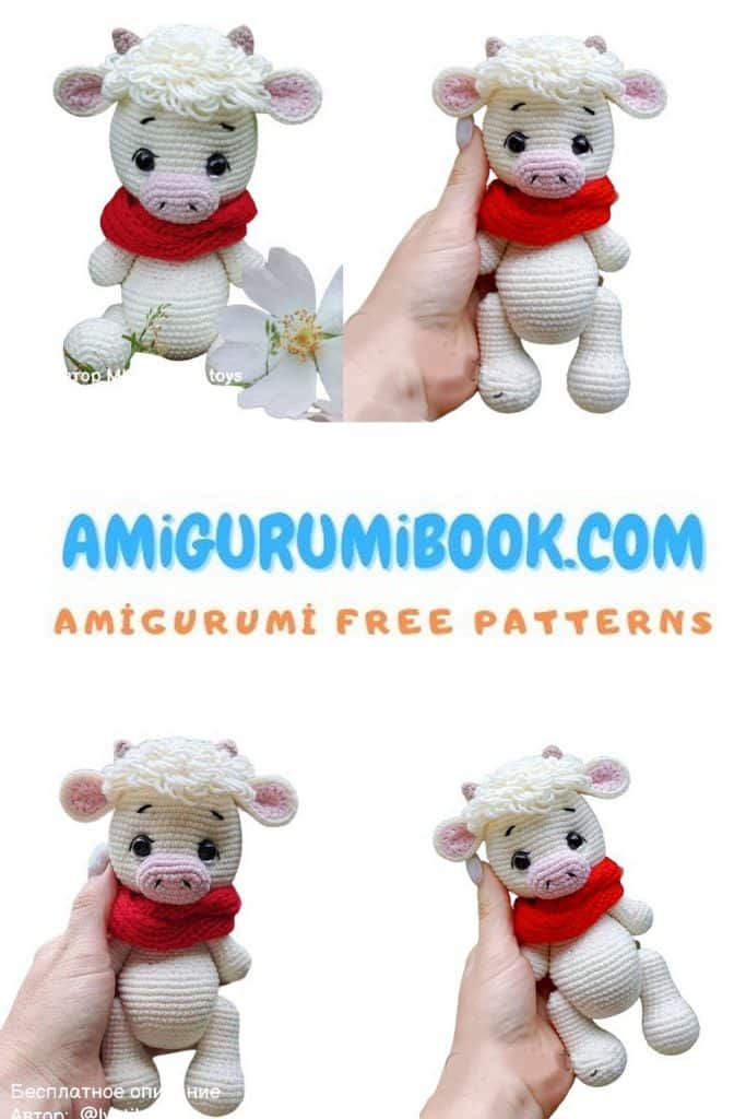 Calf Bop Amigurumi Cow