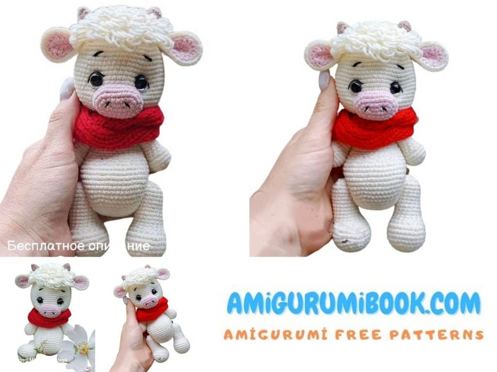 Calf Bop Amigurumi Cow