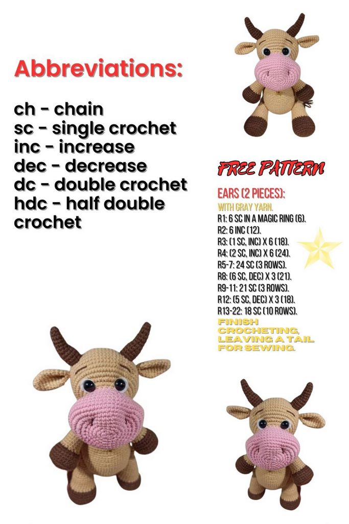Bull Semyon Amigurumi